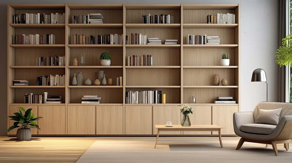 bibliothèque sur mesure à Plancoët